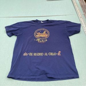 Vintage Y2K Madrid Spain tourist graphic tee